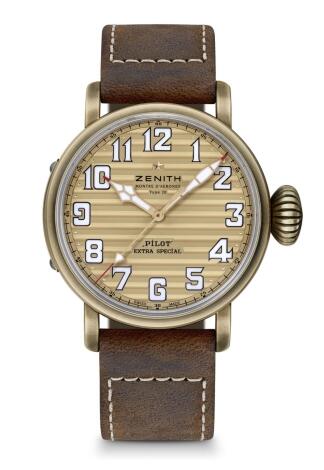 Review Zenith Pilot Type 20 Adventure 45mm Bronze Replica Watch 29.2438.679/88.C753
